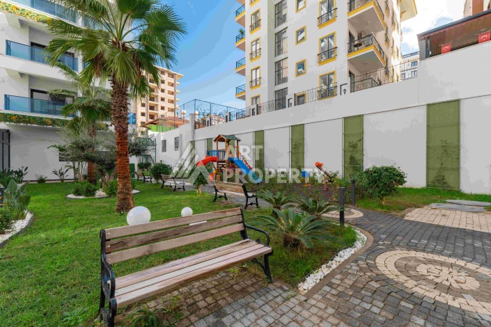 Элитная недвижимость в Махмутларе. Две квартиры 1+1 площадью 55 кв.м. - Ракурс 28