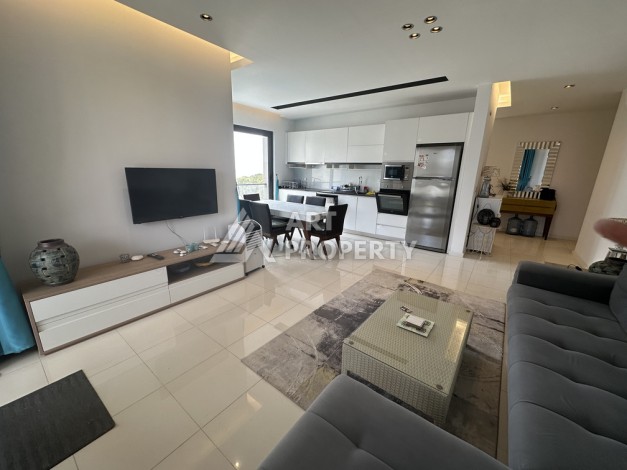 Квартира 2+1 в бутик-комплексе района Оба с видом на море и бассейн - Ракурс 4