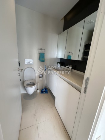 Квартира 2+1 в бутик-комплексе района Оба с видом на море и бассейн - Ракурс 7