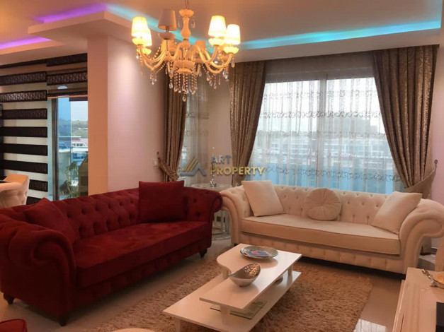 Пентхаус 2+1 с видом на Средиземное море и Торосские горы в Кестель, 140 м2 - Ракурс 14