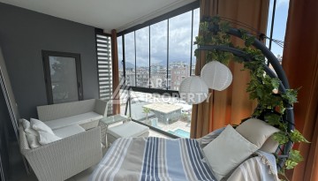 Квартира 2+1 в бутик-комплексе района Оба с видом на море и бассейн - Ракурс 23