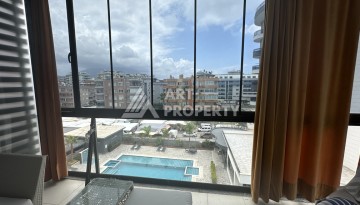 Квартира 2+1 в бутик-комплексе района Оба с видом на море и бассейн - Ракурс 24