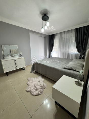 Просторная меблированная квартира 2+1 в районе Оба в 150 метрах от моря - Ракурс 14