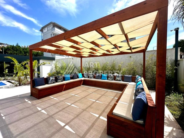 Квартира 2+1 с видом на море и бассейн в новом комплексе 2023 года от застройщика Best Home в районе Оба - Ракурс 2