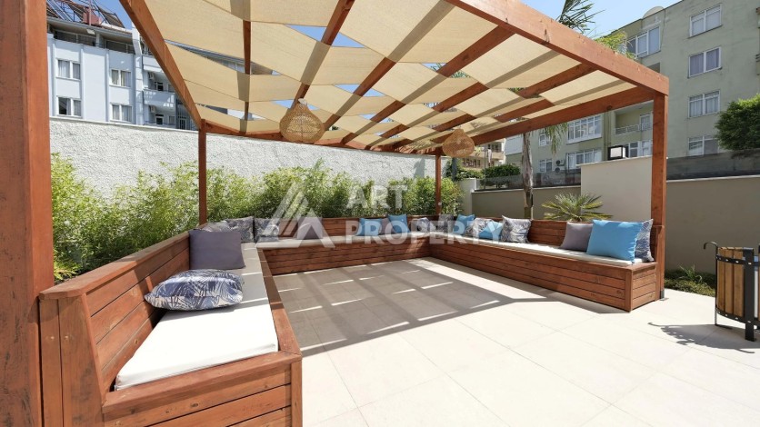 Квартира 2+1 с видом на море и бассейн в новом комплексе 2023 года от застройщика Best Home в районе Оба - Ракурс 3