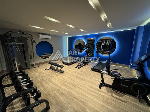 Квартира 2+1 с видом на море и бассейн в новом комплексе 2023 года от застройщика Best Home в районе Оба - Ракурс 12