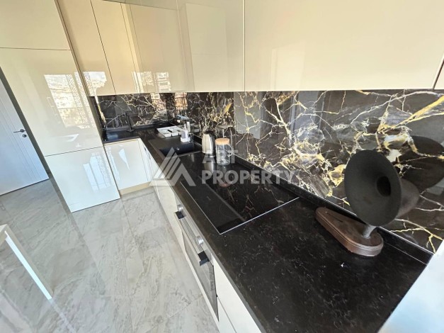 Квартира 1+1 в престижном комплексе района Оба в 200 метрах от моря - Ракурс 15