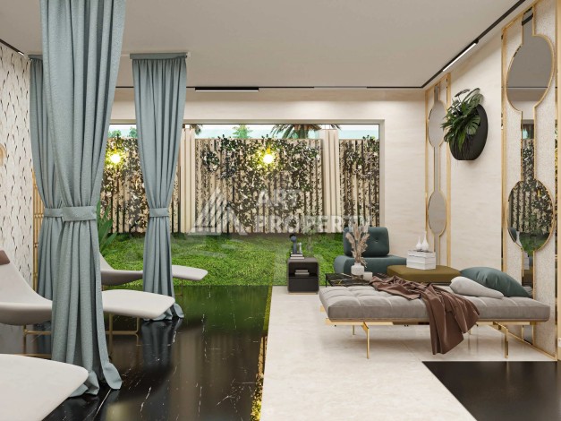 Квартира 1+1 в престижном комплексе района Оба в 200 метрах от моря - Ракурс 32