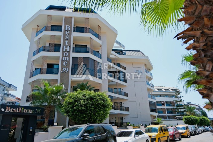 Квартира 1+1 в престижном комплексе района Оба в 200 метрах от моря - Ракурс 34