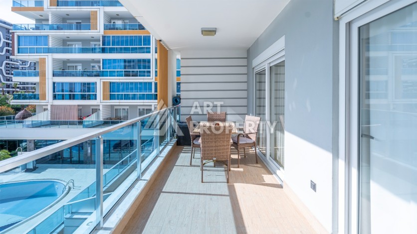 Квартира 1+1 в премиальном комплексе района Тосмур, подходит под получение ВНЖ - Ракурс 5