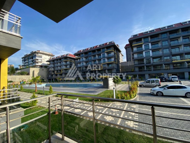 Современная квартира 1+1 в новом комплексе с отельной инфраструктурой в районе Кестель - Ракурс 14