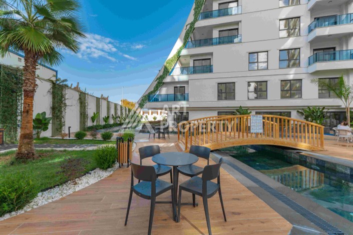 Квартира 1+1 с большим балконом в новом доме, 60 кв.м. Махмутлар, Алания - Ракурс 1