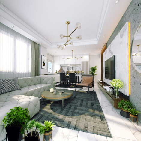 Двухкомнатная квартира на первой линии с прямым видом на море в Кестеле, 60 м2 - Ракурс 20