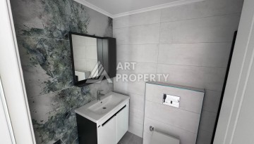 Квартира 1+1 с большим балконом в новом доме, 60 кв.м. Махмутлар, Алания - Ракурс 17