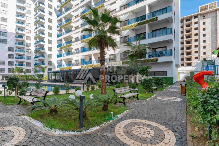 Квартира 1+1 с большим балконом в новом доме, 60 кв.м. Махмутлар, Алания - Ракурс 25