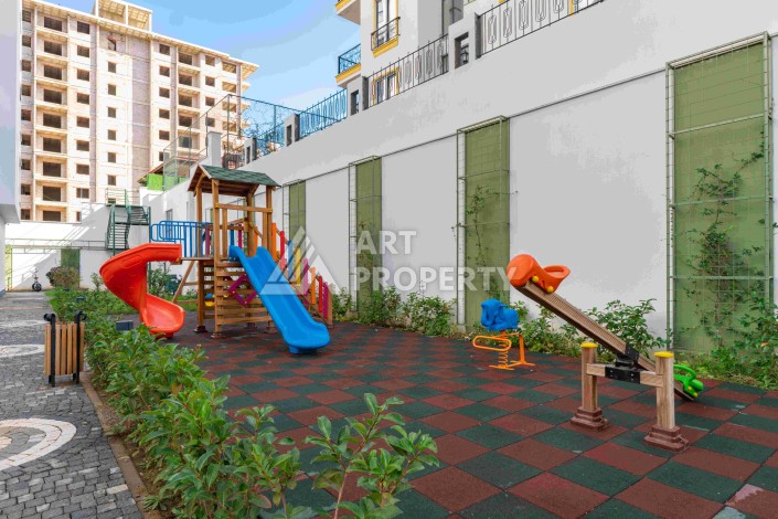 Квартира 1+1 с большим балконом в новом доме, 60 кв.м. Махмутлар, Алания - Ракурс 27