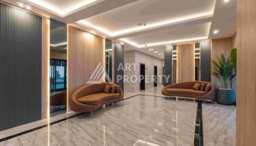 Квартира 1+1 с большим балконом в новом доме, 60 кв.м. Махмутлар, Алания - Ракурс 33