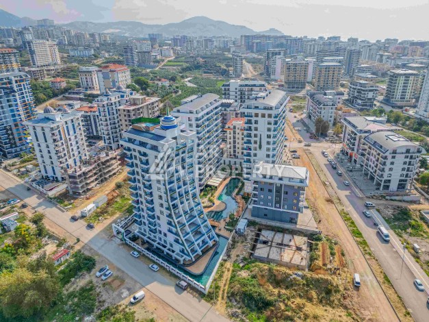 Квартира 1+1 с большим балконом в новом доме, 60 кв.м. Махмутлар, Алания - Ракурс 34