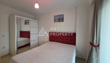 Квартира 1+1 с большим балконом в Махмутларе, всего 350 м до моря - Ракурс 11