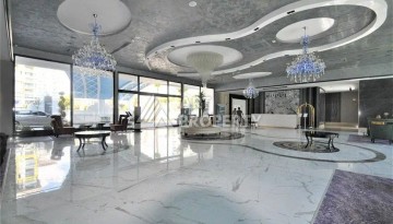 Квартира 1+1 в элитной резиденции, 55 кв.м. Махмутлар, Алания - Ракурс 3