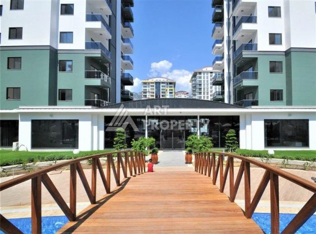 Квартира 1+1 в элитной резиденции, 55 кв.м. Махмутлар, Алания - Ракурс 6