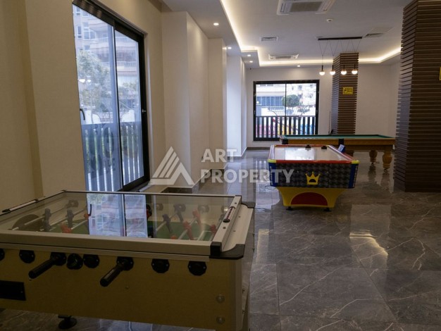 Квартира 1+1 в элитной резиденции, 55 кв.м. Махмутлар, Алания - Ракурс 9