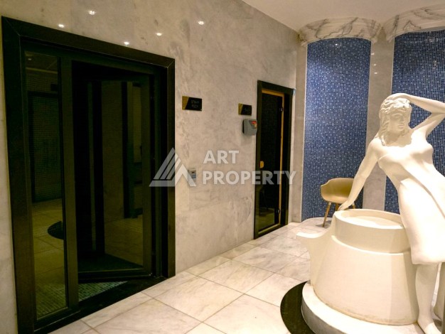 Квартира 1+1 в элитной резиденции, 55 кв.м. Махмутлар, Алания - Ракурс 11