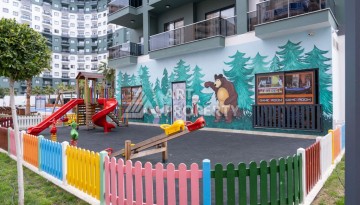 Квартира 1+1 в элитной резиденции, 55 кв.м. Махмутлар, Алания - Ракурс 18