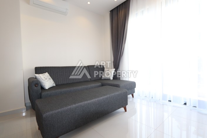 Квартира 1+1 в элитной резиденции, 55 кв.м. Махмутлар, Алания - Ракурс 27