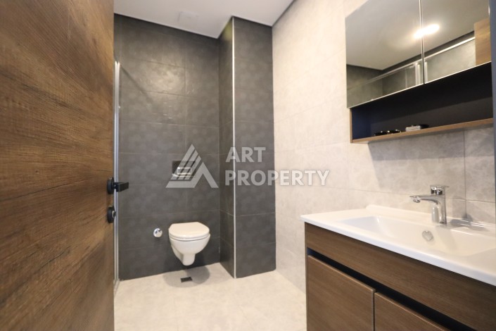 Квартира 1+1 в элитной резиденции, 55 кв.м. Махмутлар, Алания - Ракурс 29