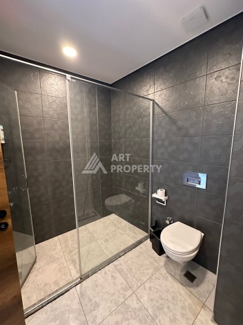 Стильная меблированная квартира 1+1 с видом на бассейн в элитной резиденции Махмутлара, 55 кв.м. - Ракурс 11