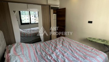 Стильная меблированная квартира 1+1 с видом на бассейн в элитной резиденции Махмутлара, 55 кв.м. - Ракурс 16