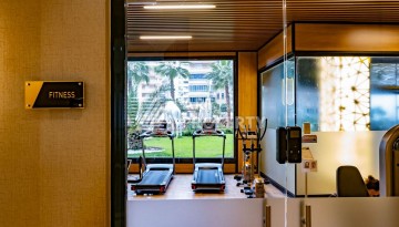 Стильная меблированная квартира 1+1 с видом на бассейн в элитной резиденции Махмутлара, 55 кв.м. - Ракурс 34