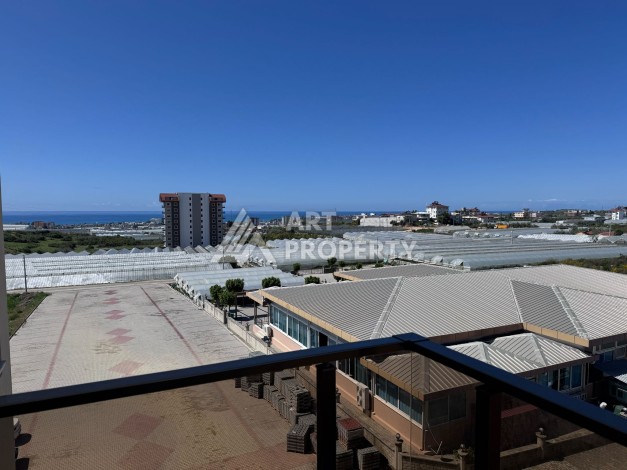 Квартира 1+1 с видом на море, 45 кв.м. Паяллар, Алания - Ракурс 9