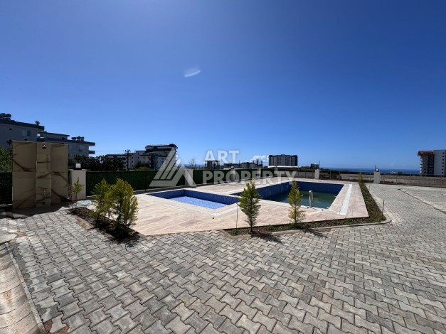 Квартира 1+1 с видом на море, 45 кв.м. Паяллар, Алания - Ракурс 15