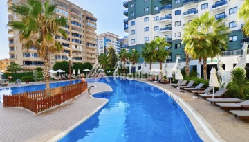 Меблированная квартира 1+1 в одном из лучших ЖК, 55 кв.м. Махмутлар, Алания - Ракурс 2