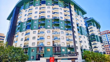 Меблированная квартира 1+1 в одном из лучших ЖК, 55 кв.м. Махмутлар, Алания - Ракурс 4