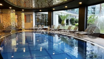 Меблированная квартира 1+1 в одном из лучших ЖК, 55 кв.м. Махмутлар, Алания - Ракурс 6