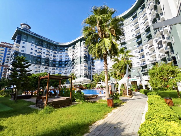 Меблированная квартира 1+1 в одном из лучших ЖК, 55 кв.м. Махмутлар, Алания - Ракурс 8