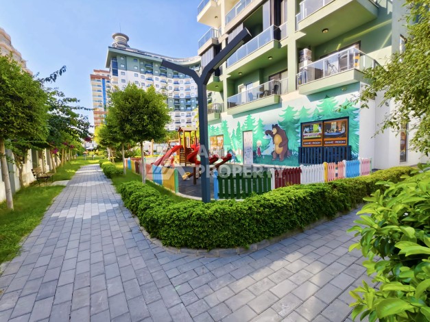 Меблированная квартира 1+1 в одном из лучших ЖК, 55 кв.м. Махмутлар, Алания - Ракурс 9