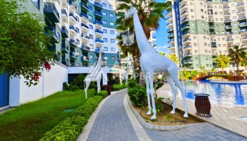 Меблированная квартира 1+1 в одном из лучших ЖК, 55 кв.м. Махмутлар, Алания - Ракурс 12