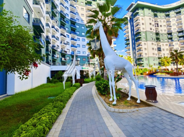 Меблированная квартира 1+1 в одном из лучших ЖК, 55 кв.м. Махмутлар, Алания - Ракурс 11