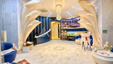 Меблированная квартира 1+1 в одном из лучших ЖК, 55 кв.м. Махмутлар, Алания - Ракурс 14