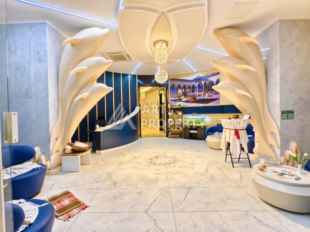 Меблированная квартира 1+1 в одном из лучших ЖК, 55 кв.м. Махмутлар, Алания - Ракурс 13