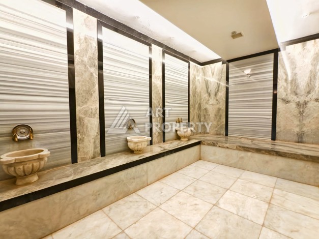 Меблированная квартира 1+1 в одном из лучших ЖК, 55 кв.м. Махмутлар, Алания - Ракурс 16