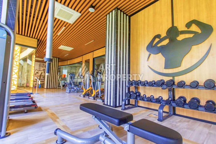 Меблированная квартира 1+1 в одном из лучших ЖК, 55 кв.м. Махмутлар, Алания - Ракурс 20