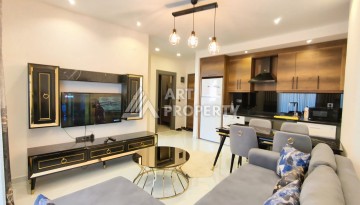 Меблированная квартира 1+1 в одном из лучших ЖК, 55 кв.м. Махмутлар, Алания - Ракурс 28