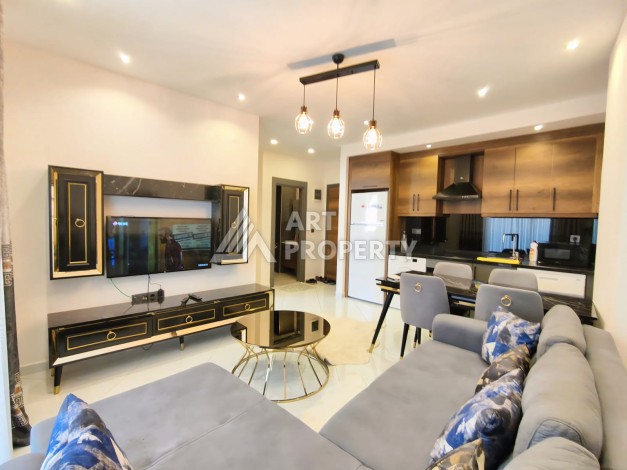 Меблированная квартира 1+1 в одном из лучших ЖК, 55 кв.м. Махмутлар, Алания - Ракурс 27