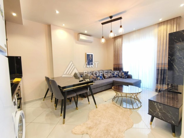 Меблированная квартира 1+1 в одном из лучших ЖК, 55 кв.м. Махмутлар, Алания - Ракурс 30