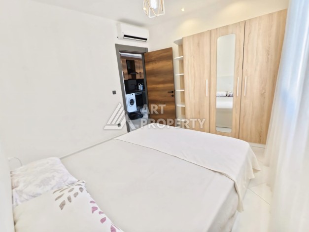 Меблированная квартира 1+1 в одном из лучших ЖК, 55 кв.м. Махмутлар, Алания - Ракурс 35